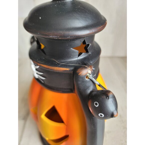 Unique‎ light up pumpkin cat lantern Halloween home decor - Picture 10 of 12